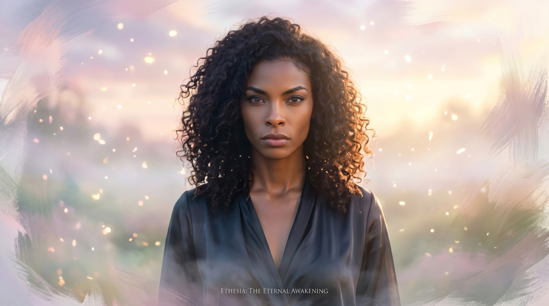 Ethereal portrait · painterly light
