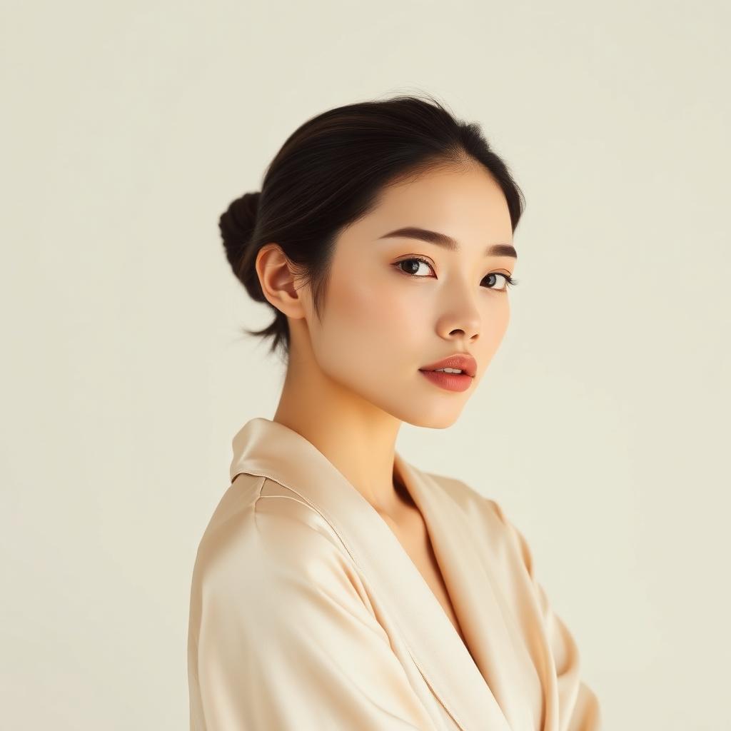 Skincare campaign · minimal luxe