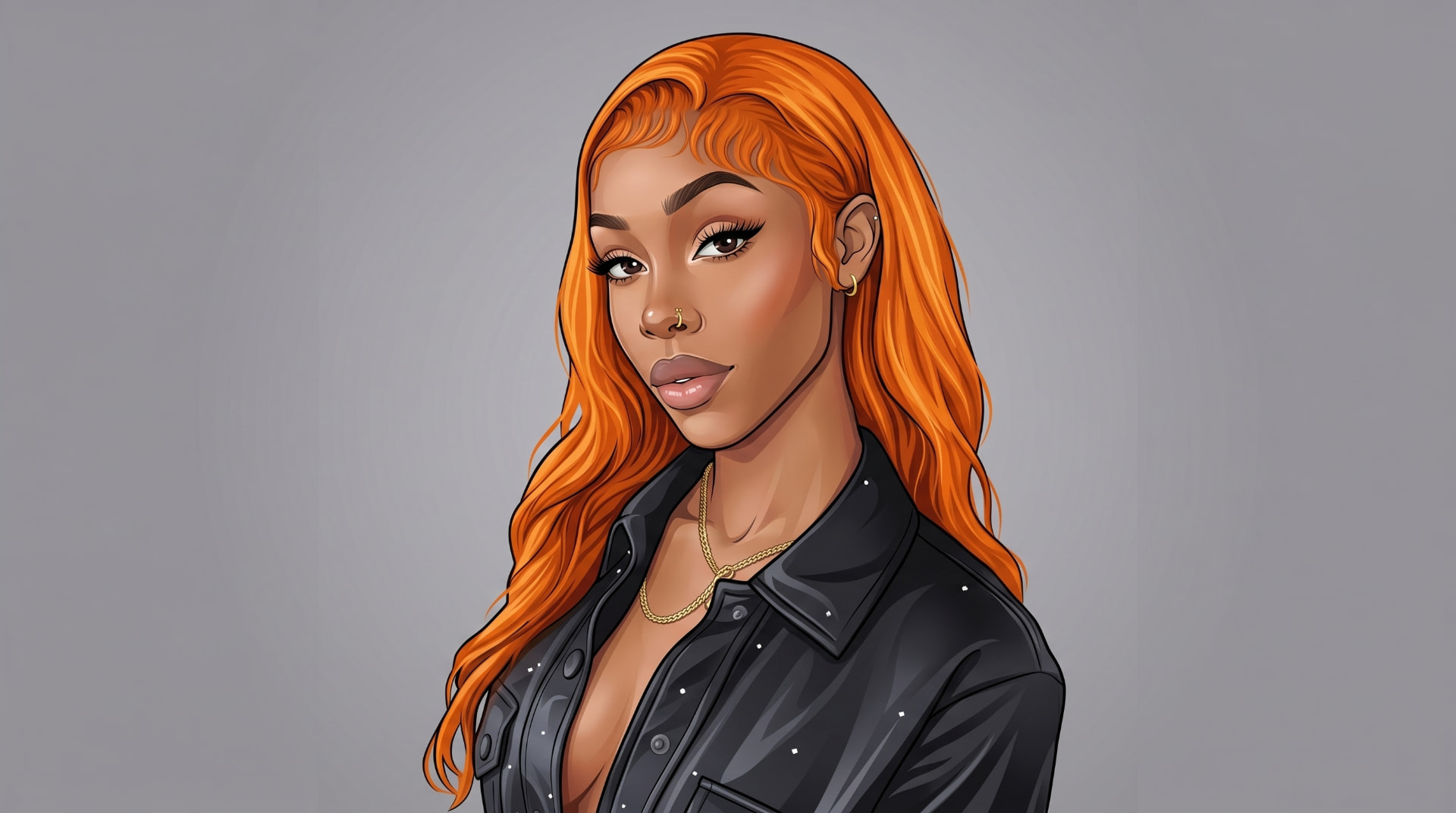 Illustrated portrait · editorial