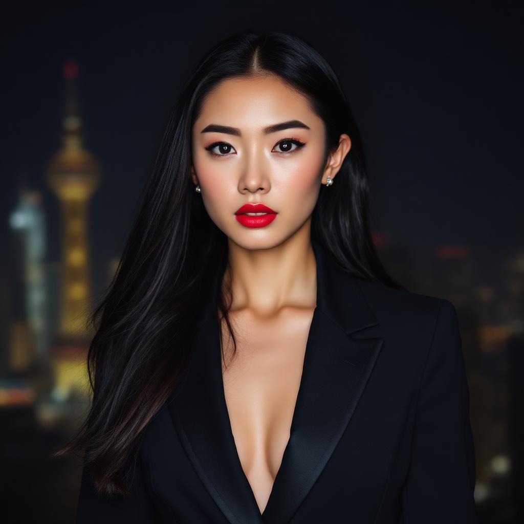 Shanghai night · tailored editorial